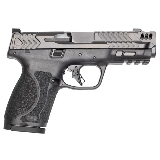 USED S&W PC M&P 9 M2.0 Compact Carry Comp Handgun 9mm Luger 15rd Magazine 4.22 Barrel Optic Ready No Thumb Safety