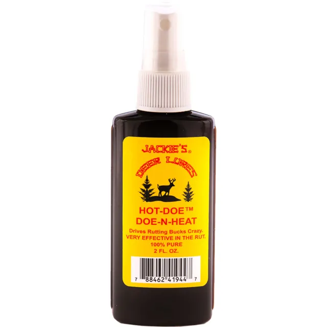 Jackies Hot Doe w/Sprayer 2 oz. - Jackies Deer Lures
