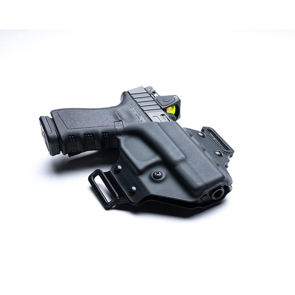 Crucial Concealment 1001 Covert Kydex OWB Holster Glock 19 Black - Crucial Concealment