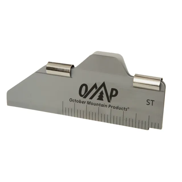 October Mountain Phoenix 810096080660 Straight Clamp, 6.5" Length, Beveled Sides - October Mountain