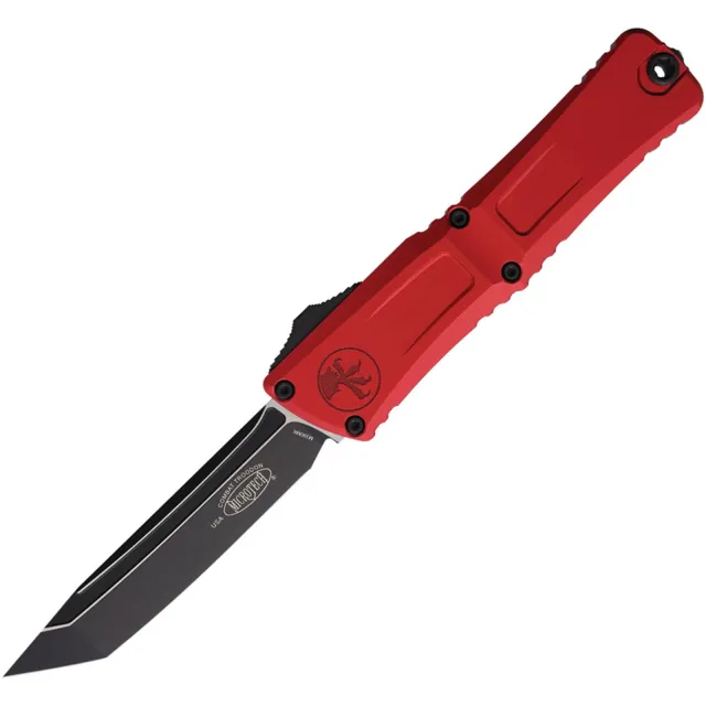 Microtech Combat Troodon G3 T/E 4.04 In Red Aluminum Handle - MICROTECH for sale at Iron and Lace