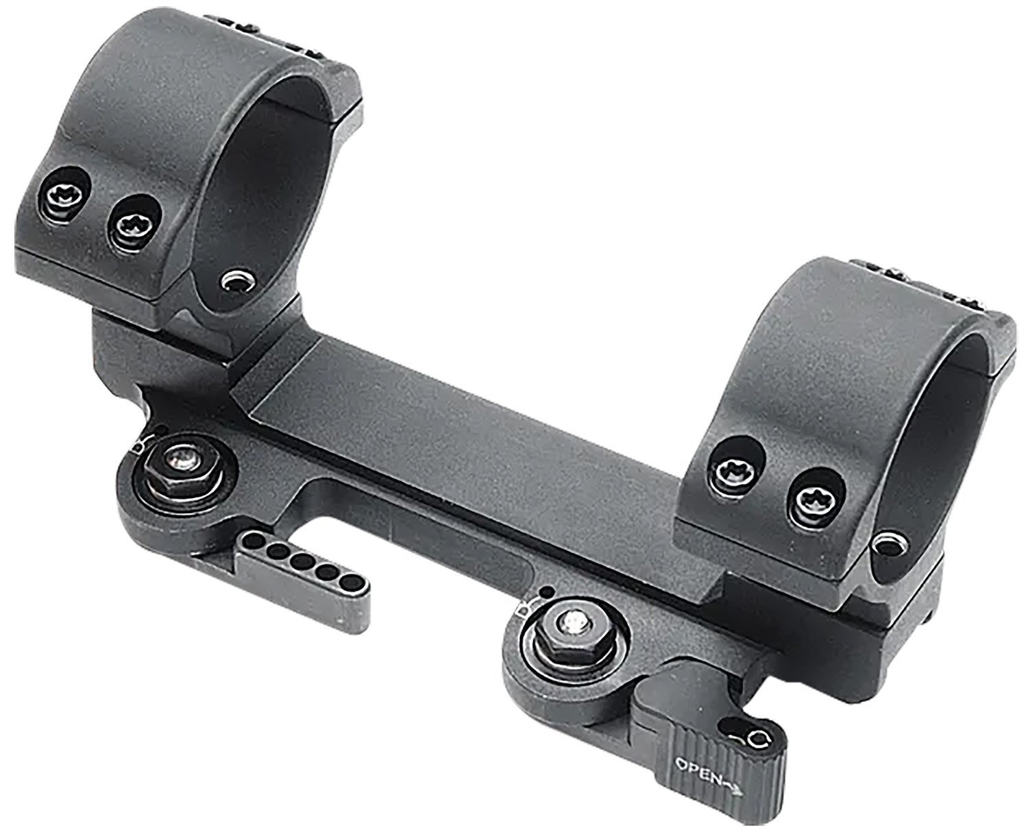 LaRue Tactical LT11230 QD Scope Mount 30mm 20 MOA Medium Rings Black - LARUE