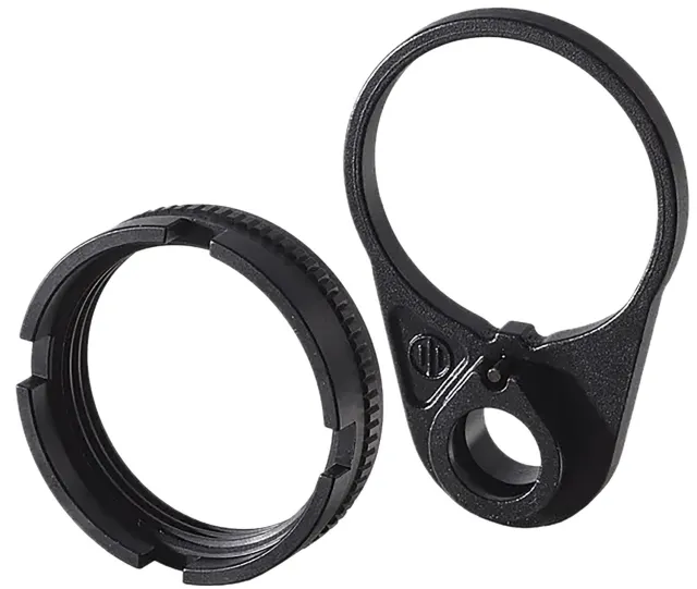 Primary Weapons 4BTRLPB-1F Castle Nut Ratchet Lock 4140 Steel Black