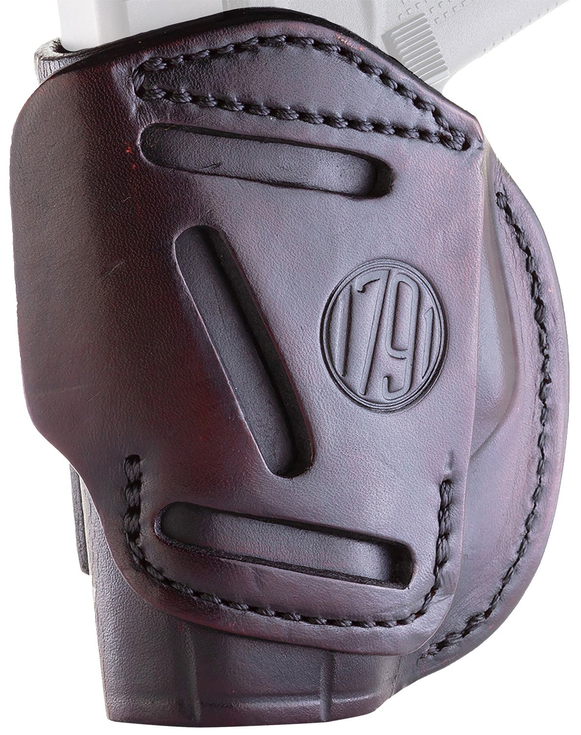 1791 Gunleather 4WH-2-SBR-R 4-Way Holster Signature Brown RH Size 2 - 1791 Gunleather
