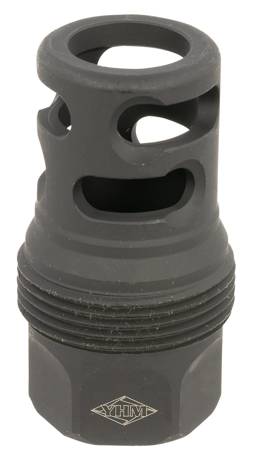 Yankee Hill 4445MB32 sRx Q.D. Muzzle Brake 5/8"-32 Black Phosphate Steel - Yankee Hill Machine Co. - 30 Caliber | 7.62mm