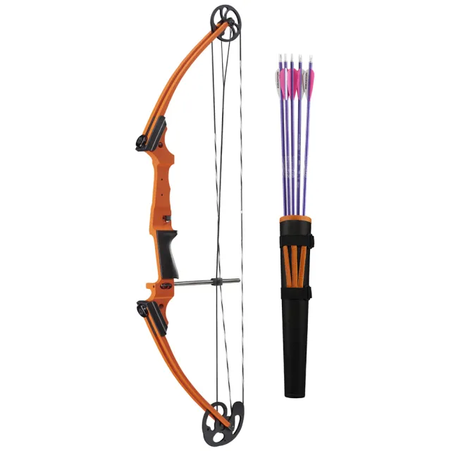 Genesis 11419 Bow Set Orange RH, 10-20 lbs, 15-30" Draw, 35.5" Axle - Genesis Arms