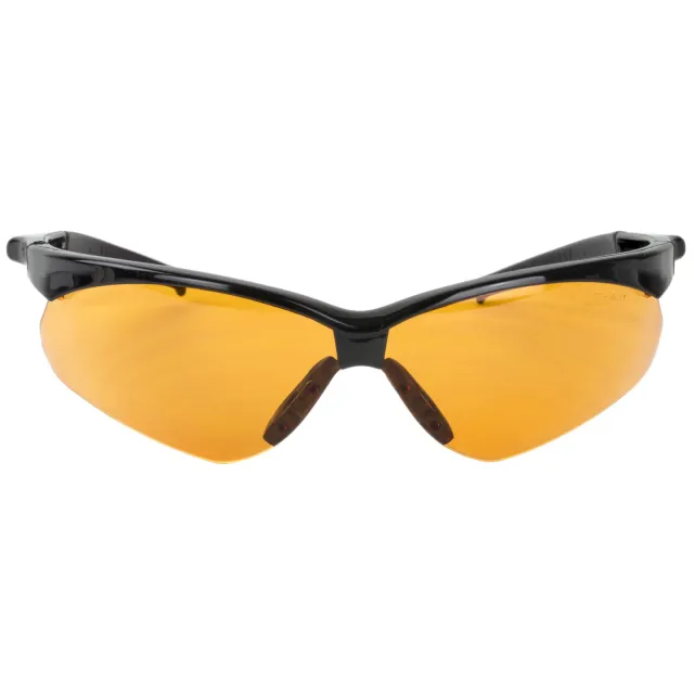 Walker's GWPSGLAMB Sport Glasses Crosshair Adult Amber Lens Polycarbonate Black Frame - Walker's
