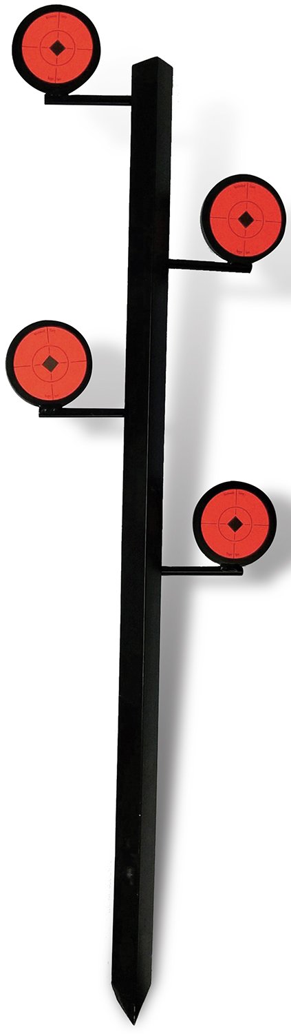 Birchwood Casey 47424 Rimfire Dueling Tree Target Steel 38 in Black Orange - Birchwood Casey - 30.5" X 17.5" X 14"