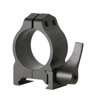 Warne 1R7LM Quick Detach Ruger Rings 1" Medium Matte Finish - Warne