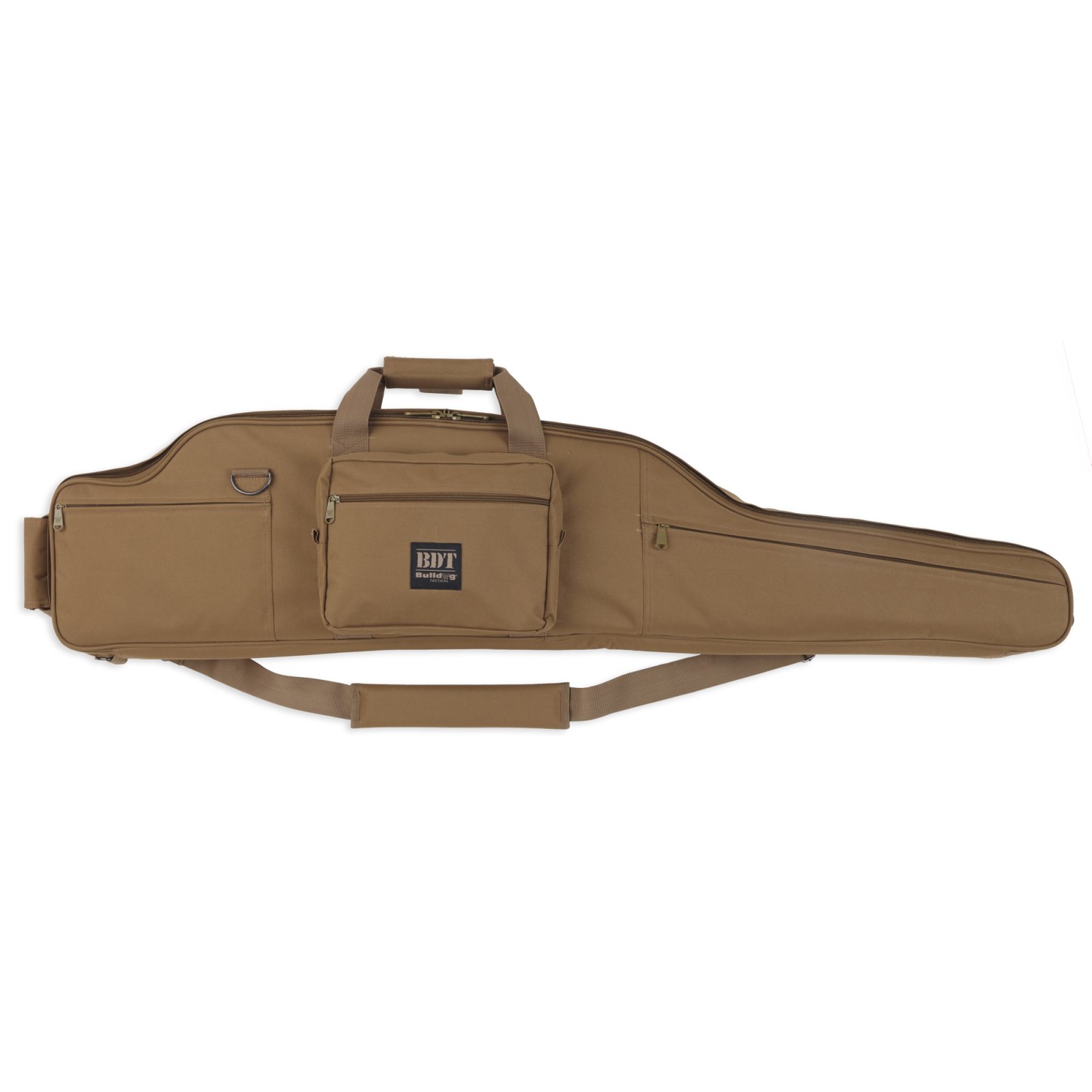 Bulldog BDT80-54T Tactical Rifle Case 54 in Tan 600 Denier Water Resistant - Bulldog