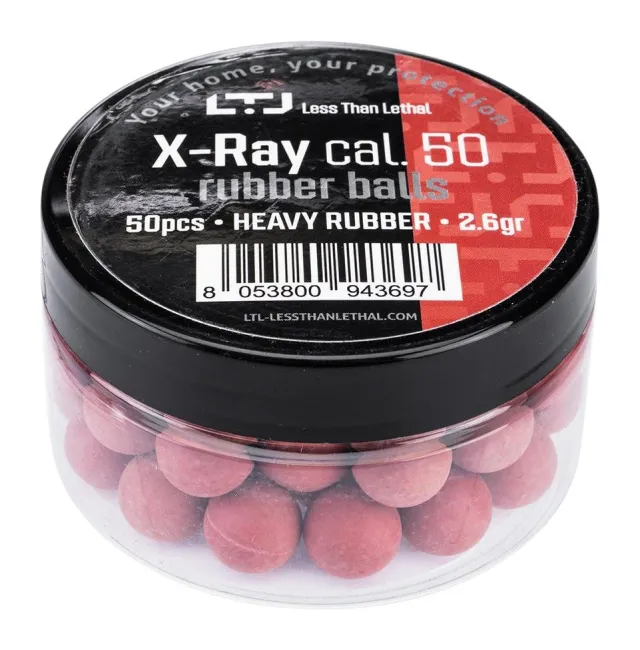 SOFTAIR X-RAY .50Cal 50 Count Balls Airgun Ammo - SOFTAIR