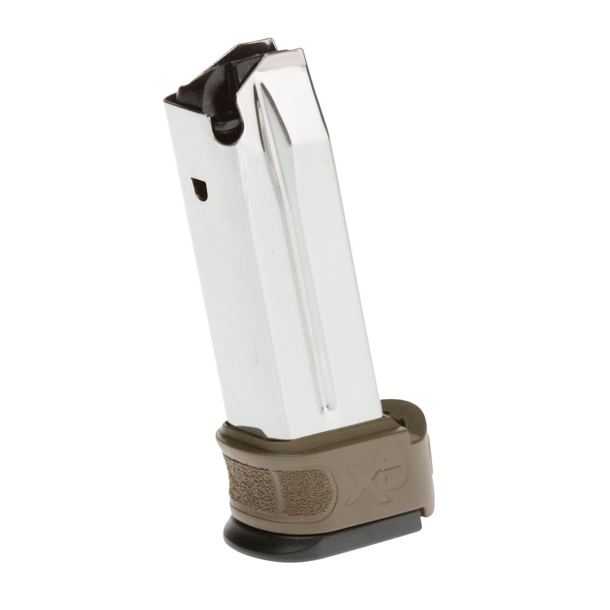 Springfield Armory XDG0940FDE High Capacity 10-Round .40 S&W XD Mod.2 Sub-Compact Magazine, Stainless Steel, Flat Dark Earth X-Tension - Springfield Armory - 10RD