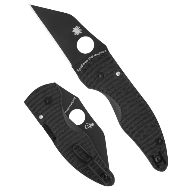 Spyderco MicroJimbo Salt Folding Knife 2.45" Wharncliffe Blade 6.22" - Spyderco