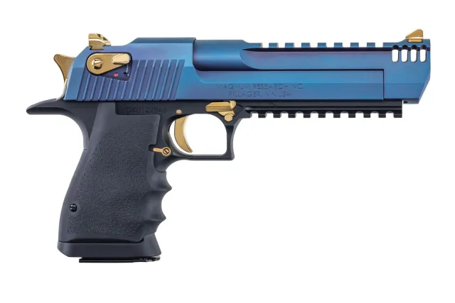 Buy Magnum Research DE357L6CBG Desert Eagle L6 357 Magnum 6" Carbo Blue PVD online