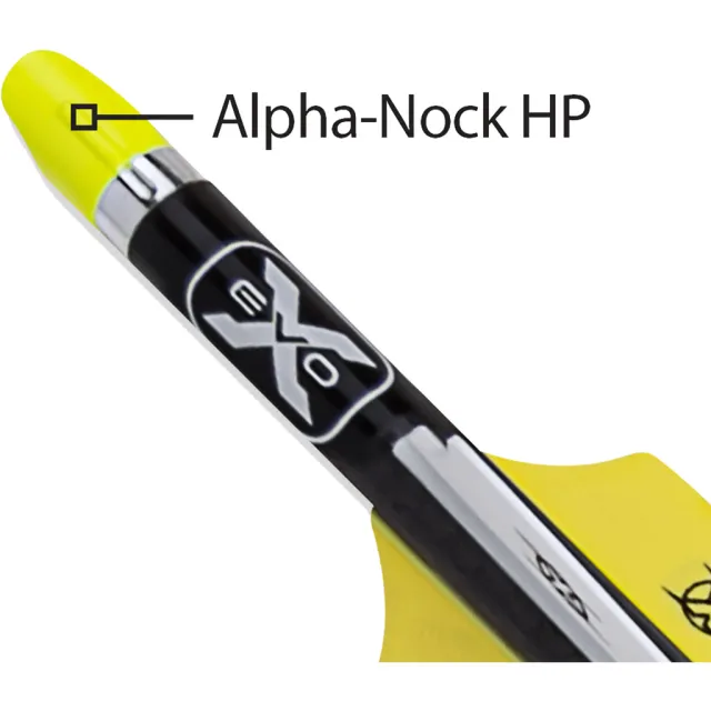 TenPoint HEA-353.12Y Alpha-Nock HP Yellow 12 Pack, 22 Grains - TenPoint