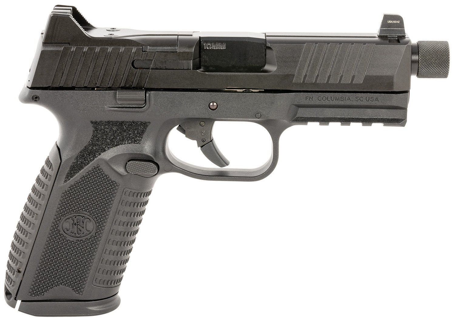 FN 510 Tactical 10mm Black Semi-Auto Pistol 4.71" Barrel Night Sights - FN America - 10mm