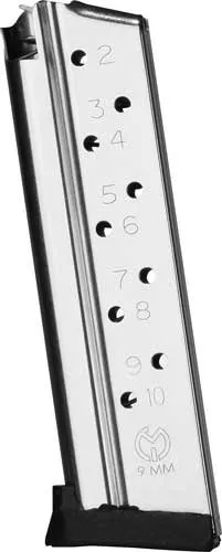 Metalform M1911910SRB 1911 9mm 10-Round Stainless Steel Magazine - Metalform - 9MM