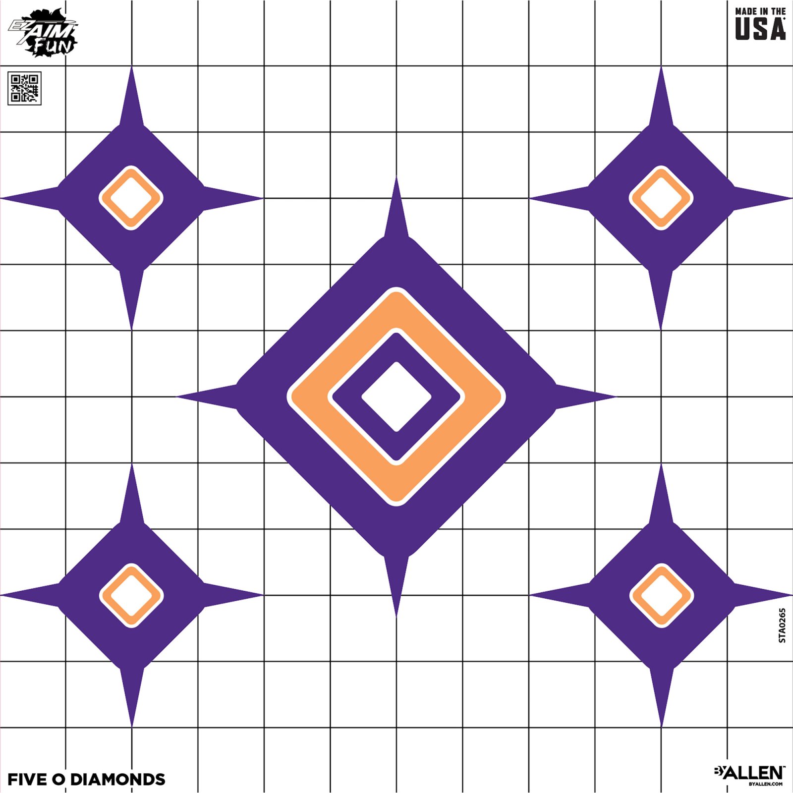 Allen Company EZ Aim Dialing in More Fun 12x12 Targets 9-Pack - Allen Company