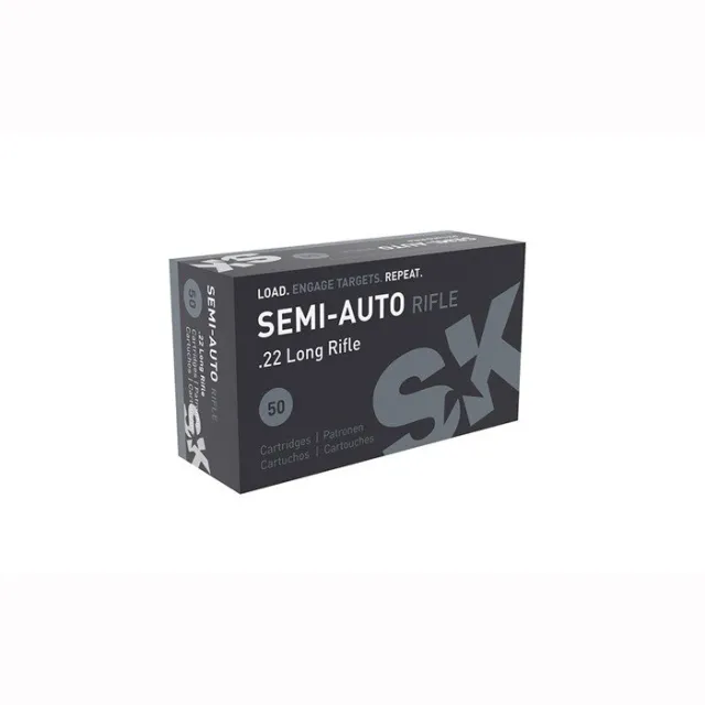 SK 22 LONG RIFLE 40GR LEAD ROUNDNOSE 5000/BX