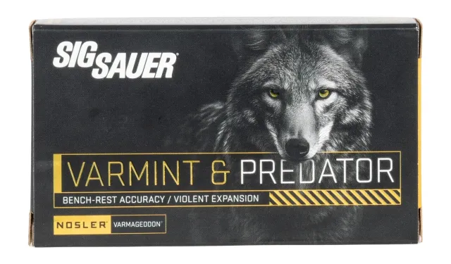 Sig Sauer Varmageddon .22-250 Rem 55gr FB Tipped 20rd Ammunition - Sig Sauer - 22-250 Rem