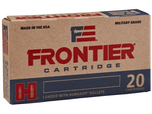 Buy Hornady Frontier Rifle Ammo 5.56 NATO 55 gr. Hollow Point Match 20 rd. online