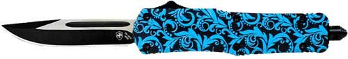 Buy Templar LMDT331 Large OTF Knife, Maiden Teal, 3.5" Black Drop Point online