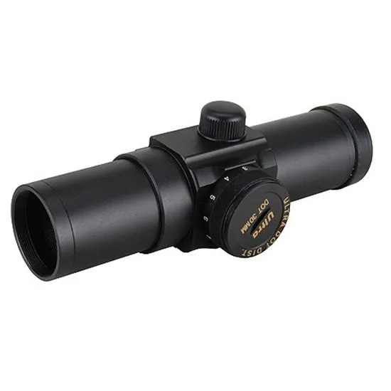 Ultradot UD30B Red Dot Sight 4 MOA 30mm Tube Black with Rings - Ultradot