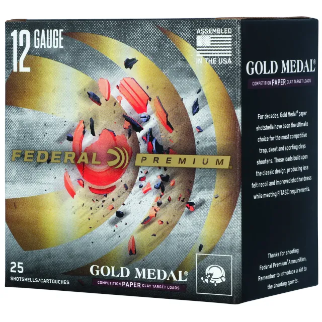 Buy Federal Premium GMT12175 12 Gauge 2.75" 1oz 7.5 Shot Paper Wad 25/Box online