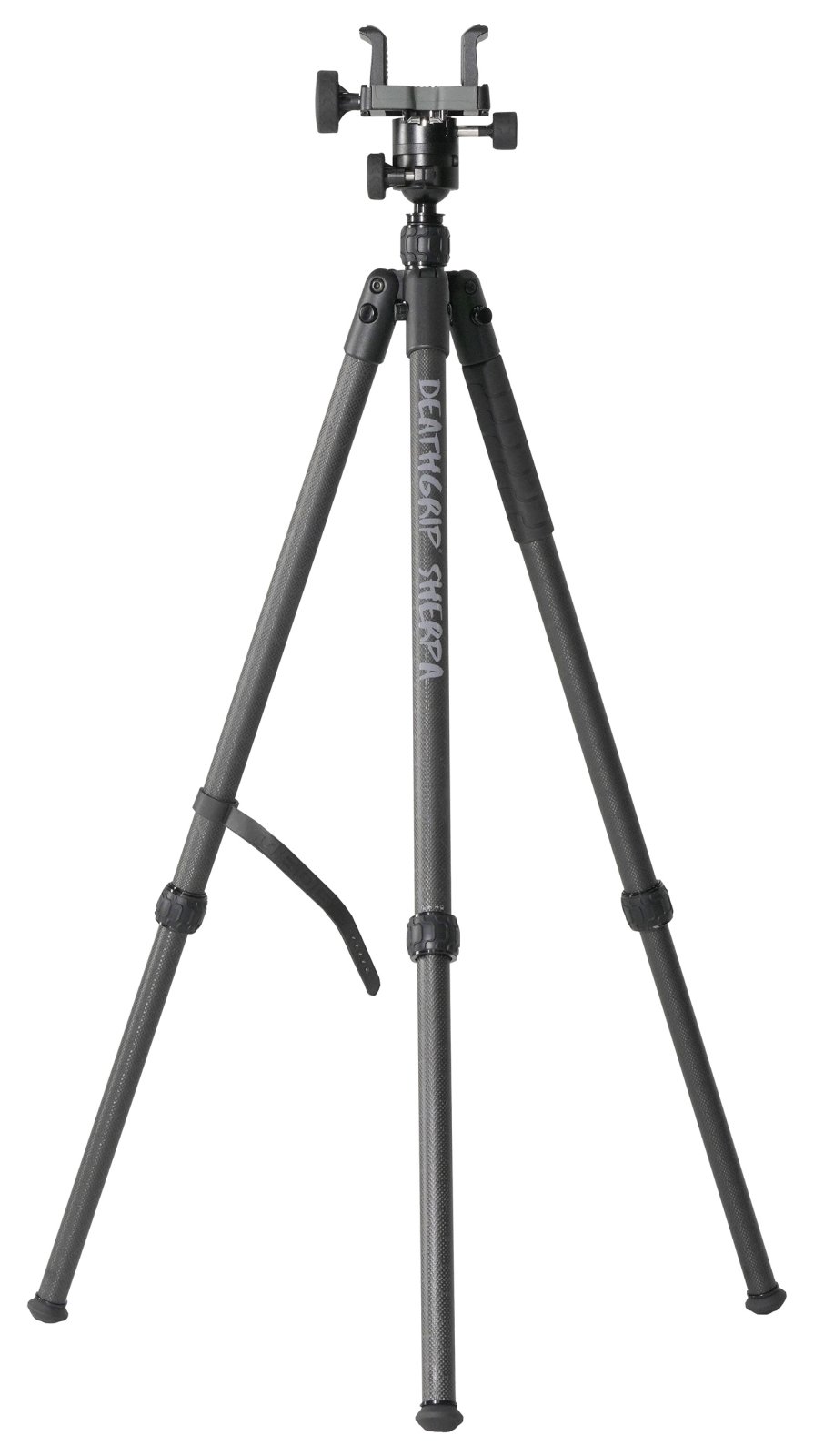 BOG DeathGrip Sherpa Tripod: Lightweight Carbon Fiber, Quick-Change Arca-Swiss Mount, 360-Degree Ball Head, Adjustable Height, Dual-Action Clamp, 4.1 lbs - Bog-Pod
