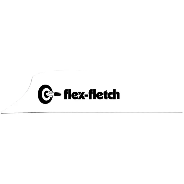 Flex Fletch SK-2-WHT-39 Vanes White 2" 39 Pack FLEX2 Polyurethane - Flex Fletch