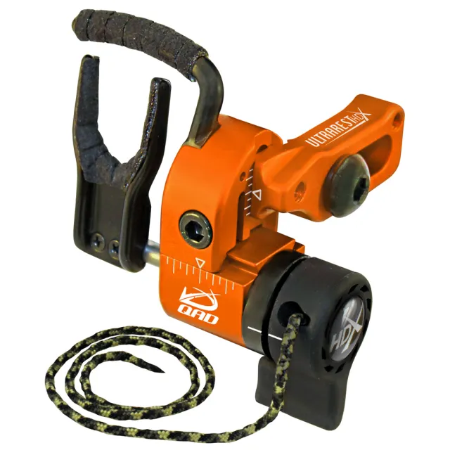 QAD UltraRest HDX UHXOR-R Orange RH, Noise-Reducing, Anti-Vibration Design - QAD