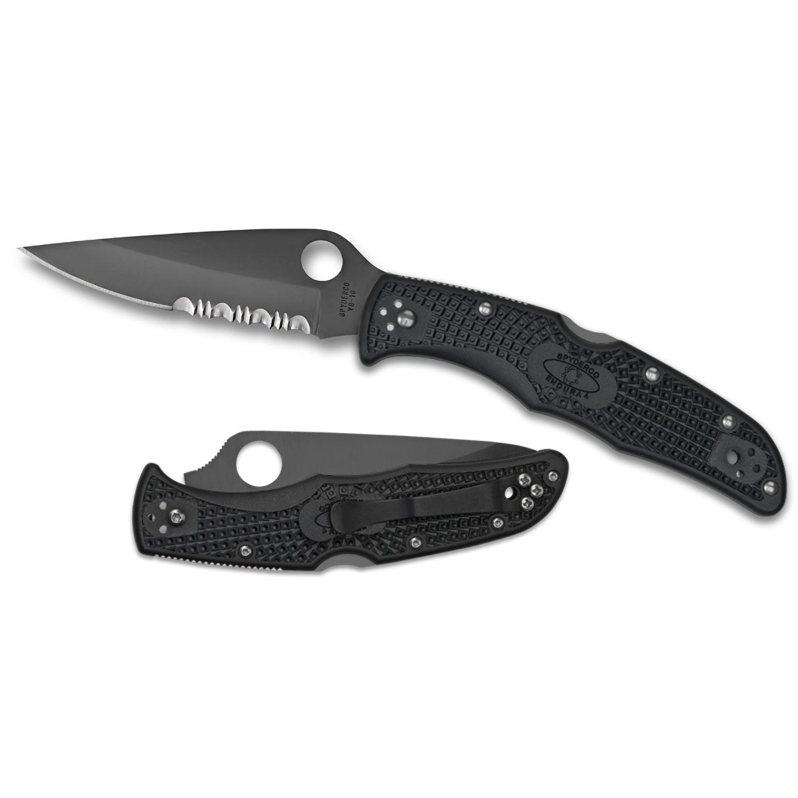 Buy Spyderco Endura C10PSBBK 260 3.75 In Black Blade Knife online
