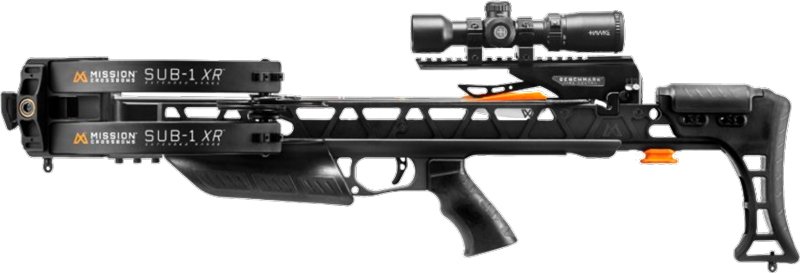 Mission XK034 Crossbow Sub-1 XR Package 410FPS Black - Mission First Tactical