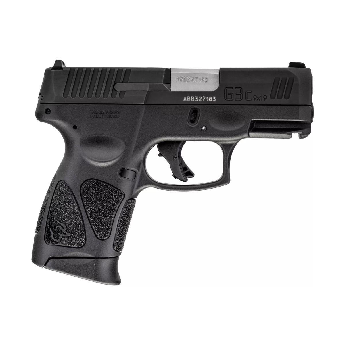 Buy Taurus G3C 9MM 12rd (3) Magazines 3.26 BarrelBlack Frame Black Slide w/ US FLAG HOLSTER online
