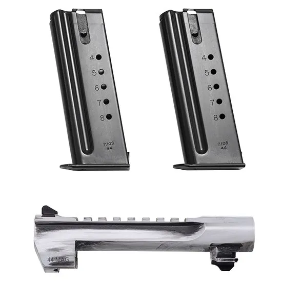 Magnum Research BMCP446WMD 6" .44 Magnum Barrel Kit 2 Mags White Matte