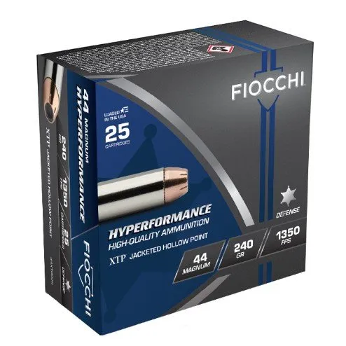 Buy Fiocchi 44XTP25 Hyperformance 44 Rem Mag 240gr XTP Hollow Point 25 Rds online