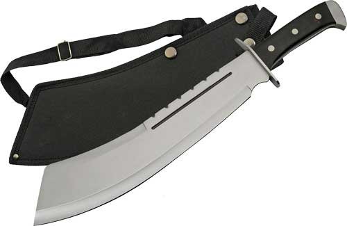 SZCO Rite Edge 926948BK 13.5" Black Bully Machete SS Blade with Sheath - SZCO Supplies