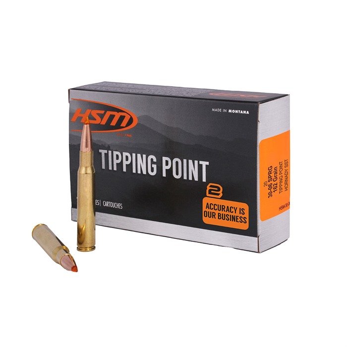 Buy HSM 300646N Tipping Point 30-06 Springfield 165gr Hornady SST 20rd Box online