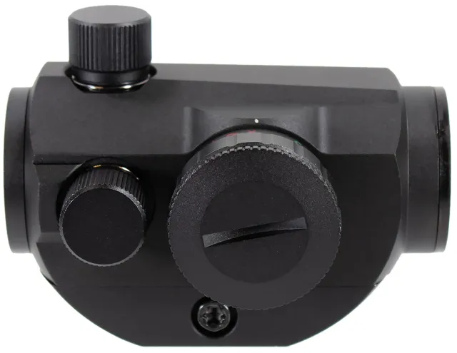 Aim Sports RTDT125 Micro Dot 1x20mm Red/Green Dual Illuminated Matte Black - AIM Sports - 20 MM