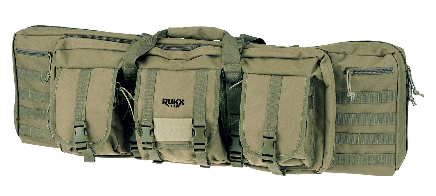 American TACTICAL IMPORTS RUKX Gear 42in Green Double Rifle Case - RUKX