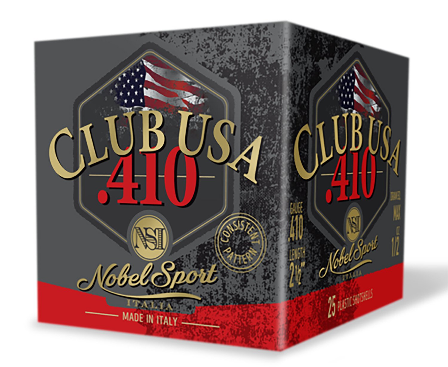 Buy Nobel-eurosports Llc ANS4128 Club USA 410Gauge 2.50" 1-2oz 8Shot 25 Rounds online
