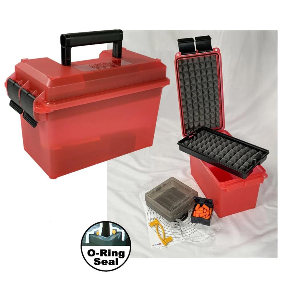 Buy MTM Pistol Range Kit PRK Clear Dry Box with Foam Tray and Storage Case online