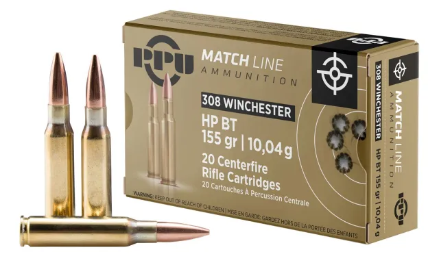 Buy Prvi Partizan PPM3081 .308 Win 155gr HPBT Match Ammo 20 Rounds online