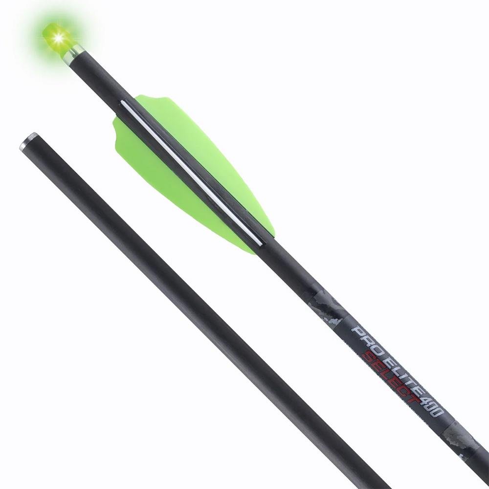 TenPoint Pro Elite 400 Lighted Carbon Arrows 20 in. Alpha Blaze Nocks 3 pk. - TenPoint