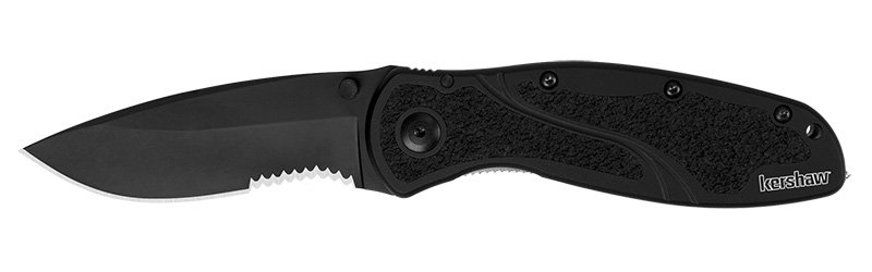 Kershaw 1670GBBLKST Blur Knife with Glass Breaker - Kershaw