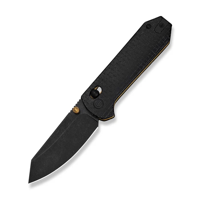 CIVIVI Thumb Stud Crossbar Lock 2.88In 14C28N Black Stonewashed - CIVIVI Knives