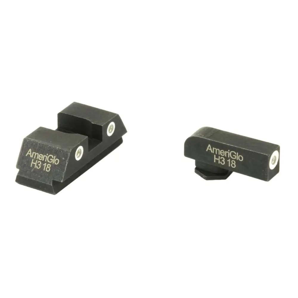AmeriGlo GL431 Classic Tritium Sight Set for Glock 42/43/43X/48 - AMER