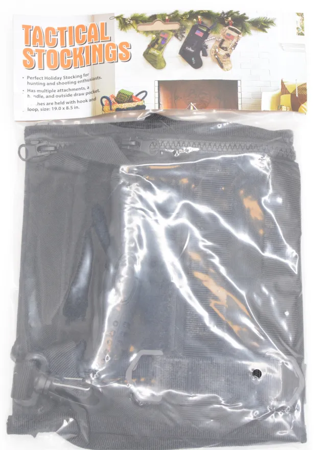Caliber Gourmet Tactical Stocking Black Grip Over-The-Calf