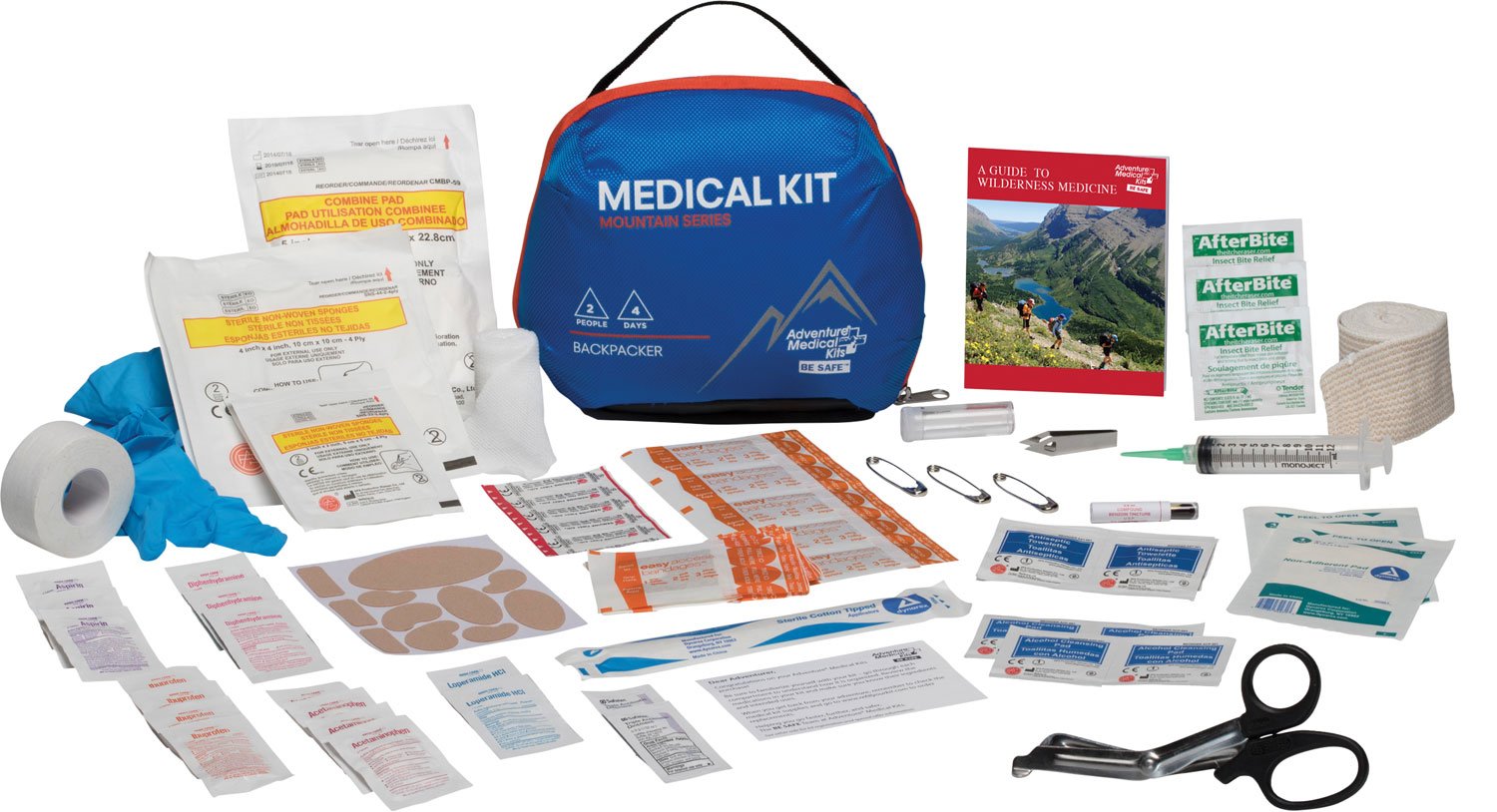 Adventure Medical Kits 01001003 Mountain Backpacker First Aid Kit, Blue - AMK