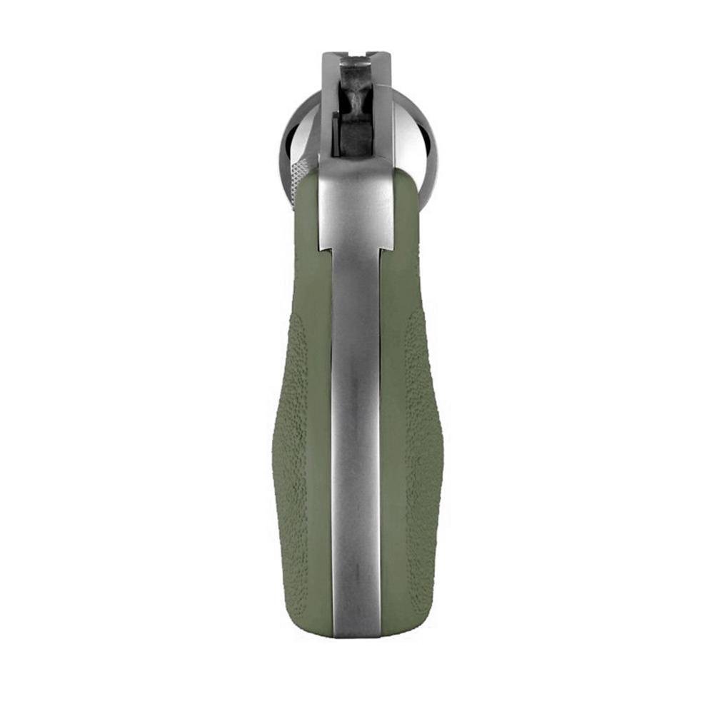 Hogue Overmolded Rubber Bantam Grip S&W Round Butt J-Frame Revolvers OD Green - Hogue Inc.